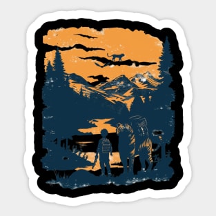 Calvin and Hobbes A Cosmic Journey Sticker